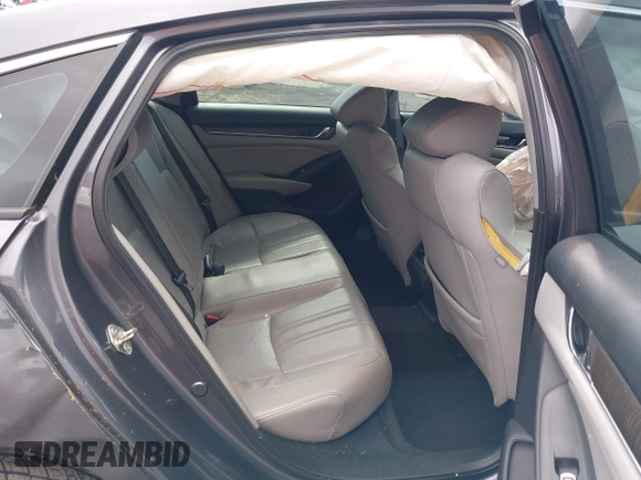 2018 Honda Accord EX-L with VIN 1HGCV2F51JA016587, listed as a IAAI auction lot 42164923 with Not provided miles and . Bid and sale history available at DreamBid. Image 8.