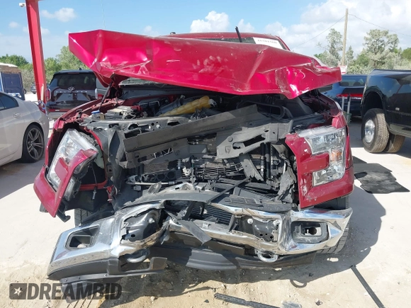 2017 Ford F-150 XL with VIN 1FTEW1EG8HKE07032, listed as a IAAI auction lot 41581560 with 71,688 mi miles. Bid and sale history available at carsss.com. Image 6.