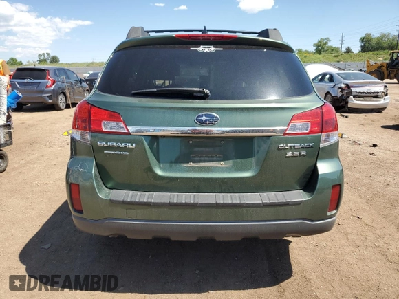 2011 Subaru Outback Limited Power Moon with VIN 4S4BRDKC2B2445324, listed as a Copart auction lot 60492215 with Not provided miles and Salvage title. Bid and sale history available at DreamBid. Image 6.