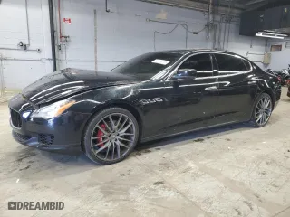 2015 Maserati Quattroporte S Q4 with VIN ZAM56RRA5F1158269, listed as a Copart auction lot 50154015 with 59,635 mi miles and Salvage Title. Bid and sale history available at carsss.com. Image 1.