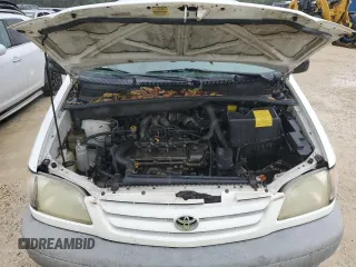 2001 Toyota Sienna LE with VIN 4T3ZF13C21U369506, listed as a Copart auction lot 74561634 with 0 mi miles and Salvage Title. Bid and sale history available at carsss.com. Image 12.