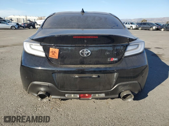2023 Toyota 86 with VIN JF1ZNBC12P8765351, listed as a Copart auction lot 42859035 with 19,769 mi miles and Salvage Title. Bid and sale history available at DreamBid. Image 6.
