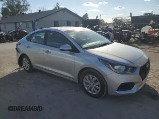 2018 Hyundai Accent SEL with VIN 3KPC24A3XJE029067, listed as a Copart auction lot 76075544 with 85,705 mi miles and Salvage Title. Bid and sale history available at carsss.com. Image 4.