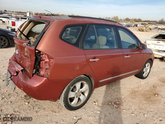 2007 Kia Rondo EX with VIN KNAFG526077103910, listed as a Copart auction lot 82367944 with 214,339 mi miles and Salvage Title. Bid and sale history available at carsss.com. Image 3.