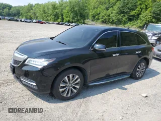 2015 Acura MDX Technology z VIN 5FRYD4H66FB012556, wystawiony jako Copart lot #59626515 z przebiegiem Nie podano mil oraz Czysty tytuł • Clean title. Historia ofert i sprzedaży dostępna na DreamBid. Obrazek 1.