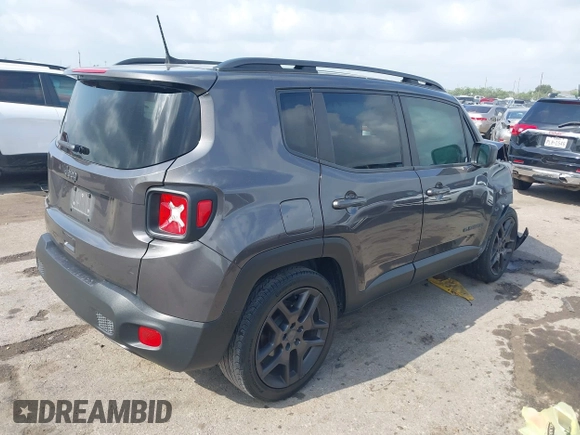 2021 Jeep Renegade Latitude with VIN ZACNJCBB0MPM51753, listed as a IAAI auction lot 42168640 with 42,741 mi miles and . Bid and sale history available at DreamBid. Image 4.