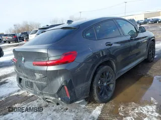 2023 BMW X4 xDrive30i with VIN 5UX33DT08P9S91679, listed as a IAAI auction lot 41705086 with 23,534 mi miles and . Bid and sale history available at DreamBid. Image 4.