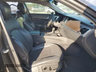 2017 Genesis G80 5.0L Ultimate with VIN KMHGN4JFXHU212334, listed as a Copart auction lot 75771284 with 78,779 mi miles and Salvage Title. Bid and sale history available at carsss.com. Image 7.