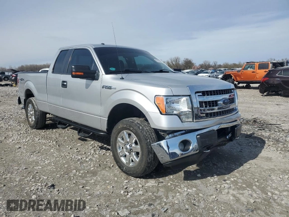 2014 Ford F-150 XL with VIN 1FTFX1EF3EFB58149, listed as a Copart auction lot 50212665 with 121,483 mi miles and Salvage Title. Bid and sale history available at DreamBid. Image 4.