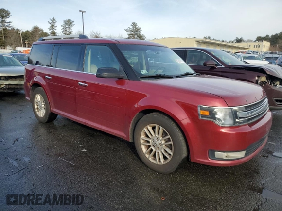 2016 Ford Flex SEL with VIN 2FMHK6C86GBA11798, listed as a Copart auction lot 43787695 with 128,553 mi miles and Salvage Title. Bid and sale history available at carsss.com. Image 4.