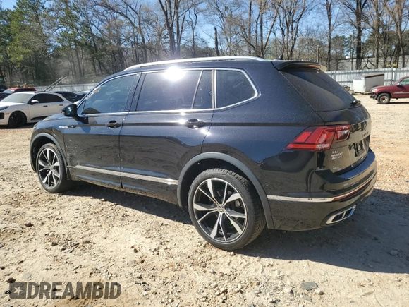 2022 Volkswagen Tiguan SEL R-Line with VIN 3VV4B7AX7NM108752, listed as a Copart auction lot 50031225 with 40,122 mi miles and Non Repairable. Bid and sale history available at carsss.com. Image 2.
