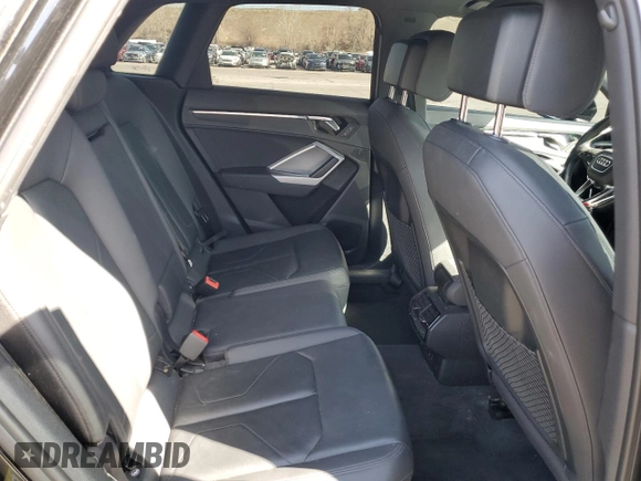 2020 Audi Q3 S line Premium Plus with VIN WA1EECF36L1040120, listed as a Copart auction lot 52399825 with 86,757 mi miles and Salvage title. Bid and sale history available at DreamBid. Image 11.