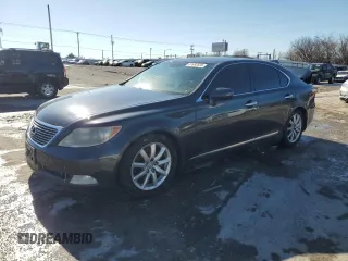 2007 Lexus LS 460 with VIN JTHBL46F475000890, listed as a Copart auction lot 41692525 with 200,605 mi miles and Salvage Title. Bid and sale history available at carsss.com. Image 1.