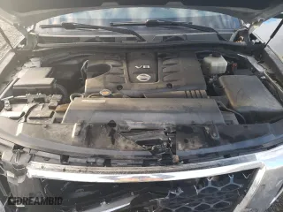 2017 Nissan Armada SV with VIN JN8AY2NC5H9506138, listed as a Copart auction lot 83483064 with 127,638 mi miles and Salvage Title. Bid and sale history available at carsss.com. Image 12.