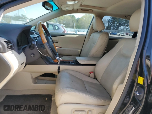 2011 Lexus RX 350 with VIN 2T2ZK1BAXBC056559, listed as a Copart auction lot 50935345 with 58,350 mi miles and Salvage Title. Bid and sale history available at carsss.com. Image 7.