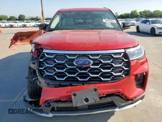 2025 Ford Explorer Platinum with VIN 1FMWK8HC2SGB58993, listed as a Copart auction lot 58005875 with 4,917 mi miles and Salvage title. Bid and sale history available at DreamBid. Image 5.