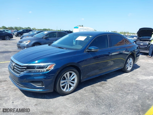 2020 Volkswagen Passat 2.0T S with VIN 1VWAA7A37LC023763, listed as a IAAI auction lot 39381396 with 53,113 mi miles. Bid and sale history available at carsss.com. Image 2.