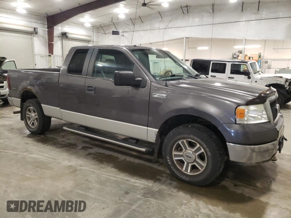 2007 Ford F-150 XLT with VIN 1FTPX14V57FB61439, listed as a Copart auction lot 62274645 with 200,319 mi miles and Salvage title. Bid and sale history available at DreamBid. Image 4.