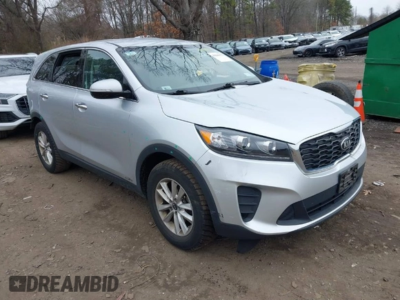 2019 Kia Sorento LX with VIN 5XYPGDA35KG434373, listed as a IAAI auction lot 41846172 with 69,473 mi miles. Bid and sale history available at carsss.com. Image 1.