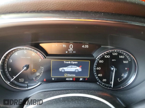 2021 Cadillac CT5 Luxury with VIN 1G6DM5RK3M0134243, listed as a Copart auction lot 58936485 with 48,288 mi miles and Salvage title. Bid and sale history available at DreamBid. Image 9.