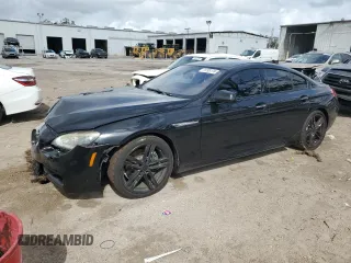 2015 BMW 6 Series 640i with VIN WBA6A0C53FD318367, listed as a Copart auction lot 79795174 with 92,608 mi miles and Non Repairable. Bid and sale history available at carsss.com. Image 1.