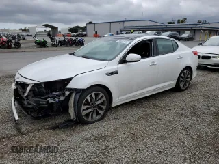 2015 Kia Optima SX Turbo with VIN 5XXGR4A65FG426823, listed as a Copart auction lot 55662665 with 102,829 mi miles and Salvage title. Bid and sale history available at DreamBid. Image 1.