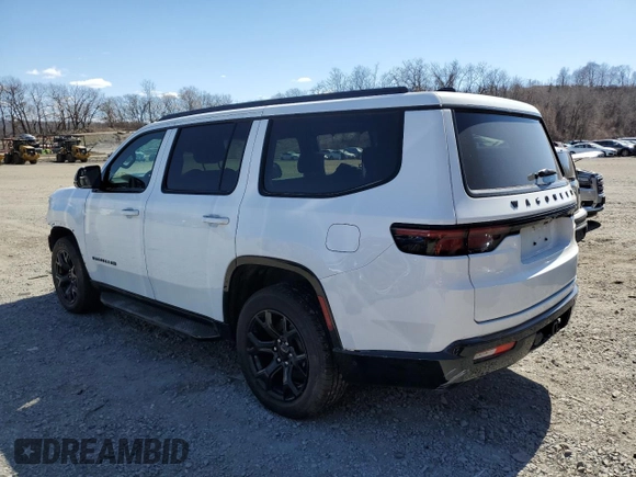 2024 Jeep Wagoneer Series II Carbide with VIN 1C4SJVBP6RS187825, listed as a Copart auction lot 50468435 with 7,751 mi miles and Salvage title. Bid and sale history available at DreamBid. Image 2.
