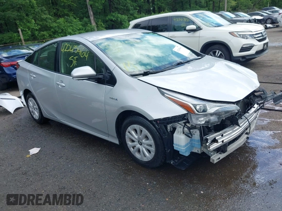 2022 Toyota Prius L Eco with VIN JTDKAMFU2N3161592, listed as a IAAI auction lot 42245464 with 146,891 mi miles and . Bid and sale history available at DreamBid. Image 1.