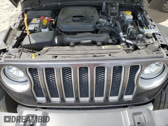 2021 Jeep Wrangler Unlimited Sahara с VIN 1C4HJXEN2MW645748, выставлен на аукционе Copart как лот 56001495 с пробегом 88 737 миль миль и Списание • Salvage title. История ставок и продаж доступна на DreamBid. Изображение 11.