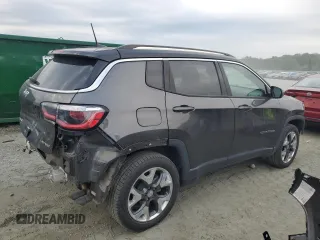 2018 Jeep Compass Limited z VIN 3C4NJDCB1JT222462, wystawiony jako Copart lot #57334595 z przebiegiem 86 306 mil mil oraz Szkoda całkowita • Salvage title. Historia ofert i sprzedaży dostępna na DreamBid. Obrazek 3.