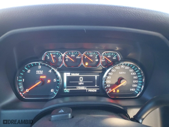 2016 Chevrolet Silverado 1500 LT with VIN 1GCVKREC0GZ372757, listed as a Copart auction lot 83111014 with 170,422 mi miles and Salvage Title. Bid and sale history available at carsss.com. Image 9.