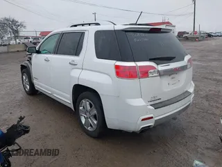 2015 GMC Terrain Denali with VIN 2GKALUEK2F6163041, listed as a IAAI auction lot 41564760 with 106,759 mi miles. Bid and sale history available at carsss.com. Image 3.