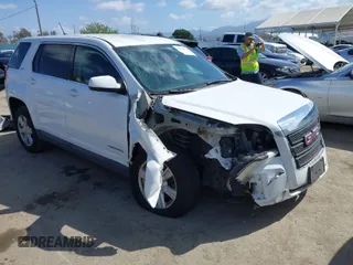 2014 GMC Terrain SLE with VIN 2GKALMEK7E6158772, listed as a IAAI auction lot 41956896 with 142,803 mi miles. Bid and sale history available at carsss.com. Image 1.