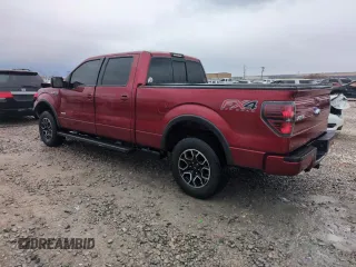 2014 Ford F-150 XL with VIN 1FTFW1ET1EKF08104, listed as a Copart auction lot 43540235 with 206,253 mi miles and Salvage Title. Bid and sale history available at carsss.com. Image 2.