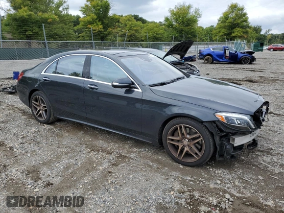 2017 Mercedes-Benz S 550 with VIN WDDUG8FB4HA315884, listed as a Copart auction lot 70753864 with 52,466 mi miles and Salvage Title. Bid and sale history available at carsss.com. Image 4.
