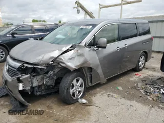 2013 Nissan Quest SV with VIN JN8AE2KP2D9068642, listed as a Copart auction lot 55512615 with 112,126 mi miles and Salvage title. Bid and sale history available at DreamBid. Image 1.