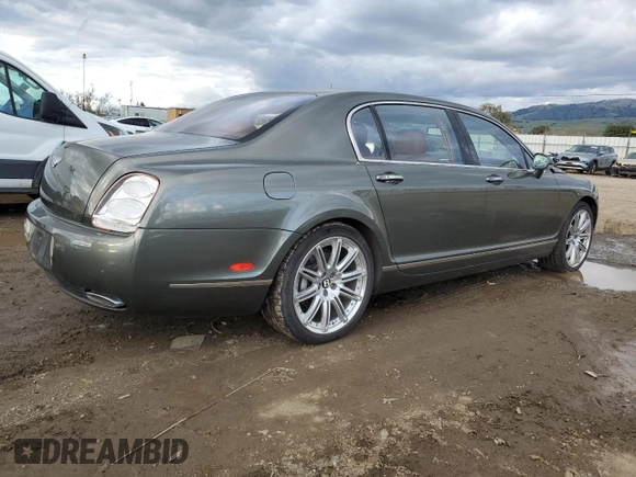 2006 Bentley Flying Spur with VIN SCBBR53WX6C036266, listed as a Copart auction lot 46934505 with 67,390 mi miles and Salvage Title. Bid and sale history available at DreamBid. Image 3.