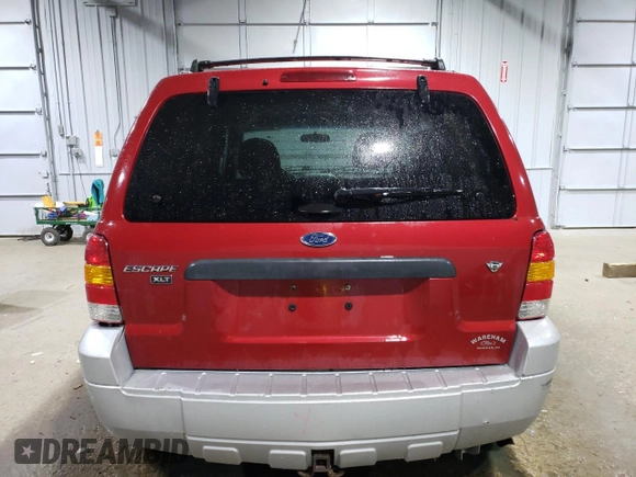 2007 Ford Escape XLT с VIN 1FMYU93187KB34734, выставлен на аукционе Copart как лот 71802694 с пробегом 197 644 миль миль и Списание • Salvage title. История ставок и продаж доступна на DreamBid. Изображение 6.