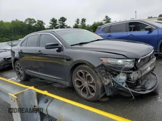 2013 Ford Taurus SHO with VIN 1FAHP2KT6DG211496, listed as a Copart auction lot 63424445 with 123,742 mi miles and Salvage title. Bid and sale history available at DreamBid. Image 4.