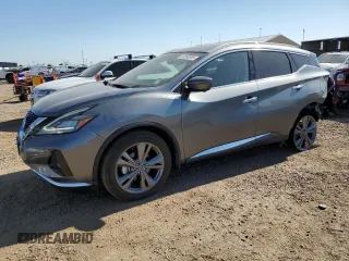 2022 Nissan Murano Platinum with VIN 5N1AZ2DS4NC113808, listed as a Copart auction lot 64080985 with 14,200 mi miles and Salvage title. Bid and sale history available at DreamBid. Image 1.