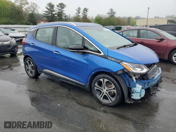 2020 Chevrolet Bolt EV Premier with VIN 1G1FZ6S0XL4147450, listed as a Copart auction lot 54188085 with 61,903 mi miles and Salvage title. Bid and sale history available at DreamBid. Image 4.