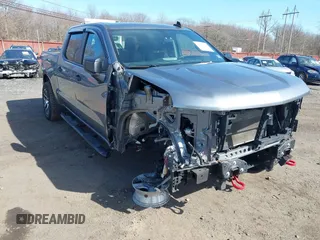 2019 Chevrolet Silverado 1500 Custom Trail Boss with VIN 3GCPYCEF5KG148682, listed as a IAAI auction lot 41826656 with 54,682 mi miles. Bid and sale history available at carsss.com. Image 17.