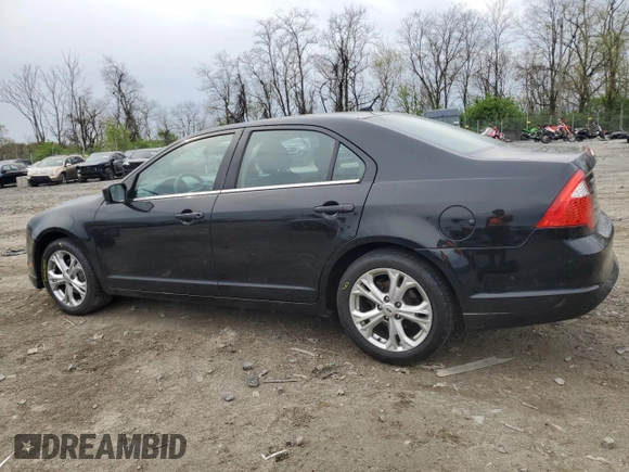 2012 Ford Fusion SE with VIN 3FAHP0HAXCR291550, listed as a Copart auction lot 52867765 with 134,162 mi miles and Salvage title. Bid and sale history available at DreamBid. Image 2.