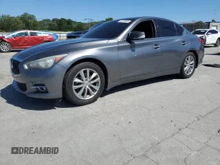 2014 Infiniti Q50 Sport z VIN JN1BV7AR3EM699451, wystawiony jako Copart lot #57375245 z przebiegiem 92 065 mil mil oraz Szkoda całkowita • Salvage title. Historia ofert i sprzedaży dostępna na DreamBid. Obrazek 1.