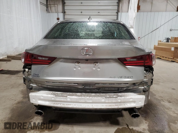 2015 Lexus IS 250 with VIN JTHCF1D29F5019038, listed as a Copart auction lot 53210275 with 55,348 mi miles and Salvage Title. Bid and sale history available at DreamBid. Image 6.