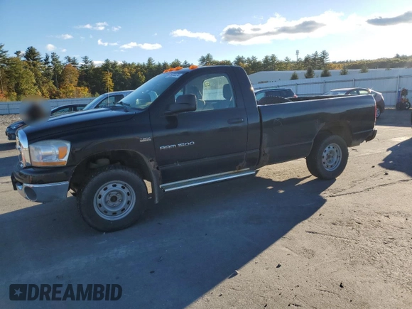 2006 Dodge 1500 SLT with VIN 1D7HU162X6J142516, listed as a Copart auction lot 76554474 with 190,438 mi miles and Clean Title. Bid and sale history available at DreamBid. Image 1.