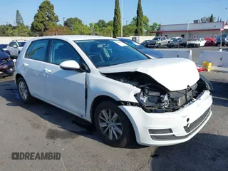 2016 Volkswagen Golf TSI S z VIN 3VW217AU9GM038217, wystawiony jako IAAI lot #42293552 z przebiegiem 44 833 mil mil oraz . Historia ofert i sprzedaży dostępna na DreamBid. Obrazek 1.