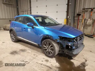 2016 Mazda CX-3 Grand Touring with VIN JM1DKBD79G0126026, listed as a Copart auction lot 46821275 with 113,442 mi miles and Salvage Title. Bid and sale history available at carsss.com. Image 4.