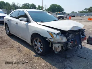 2013 Nissan Maxima SV with VIN 1N4AA5AP6DC843298, listed as a IAAI auction lot 42383948 with 165,477 mi miles and . Bid and sale history available at DreamBid. Image 1.