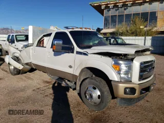 2012 Ford F-350 XL with VIN 1FT8W3DT5CEC49134, listed as a Copart auction lot 80068434 with Not Provided miles and Salvage Title. Bid and sale history available at DreamBid. Image 4.